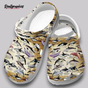 dolphin & porpoise clogs - ocean sea life shoes