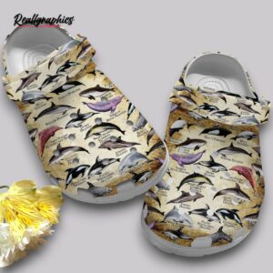 dolphin & porpoise clogs - ocean sea life shoes