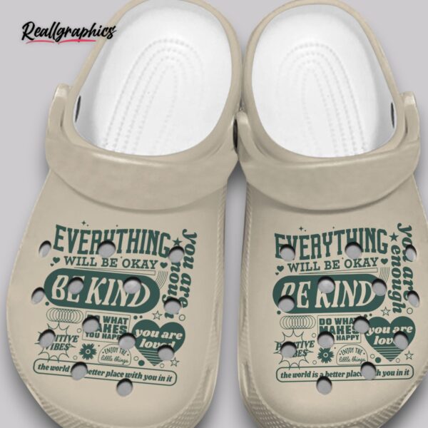 everything will be okay crocs - unisex classic clogs