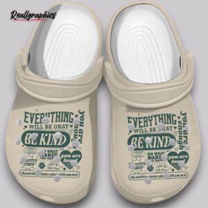 everything will be okay crocs - unisex classic clogs