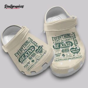 everything will be okay crocs - unisex classic clogs