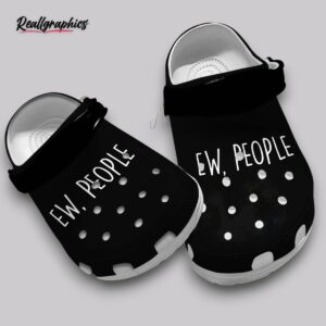 ew people clogs - funny graphic print shoes kids & adults