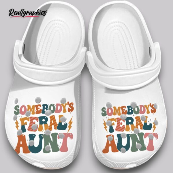 feral aunt crocs - unisex breathable classic clogs