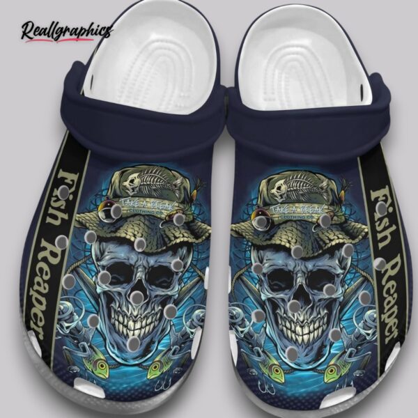 fish skull horror crocs - classic printed clogs
