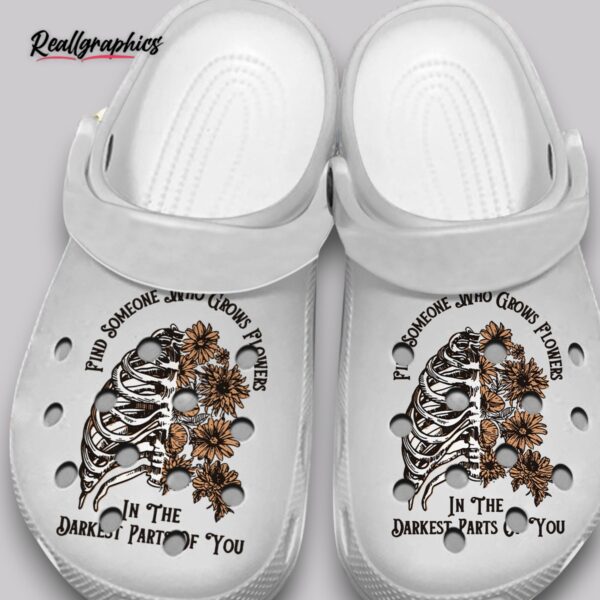 floral find someone who grows flowers crocs - lightweight unisex clogs