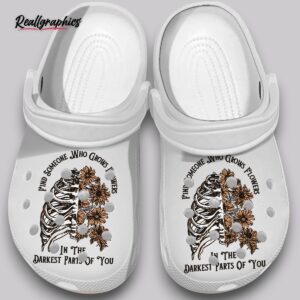 floral find someone who grows flowers crocs - lightweight unisex clogs