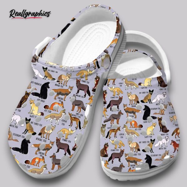 fox clogs [printed design theme] shoes