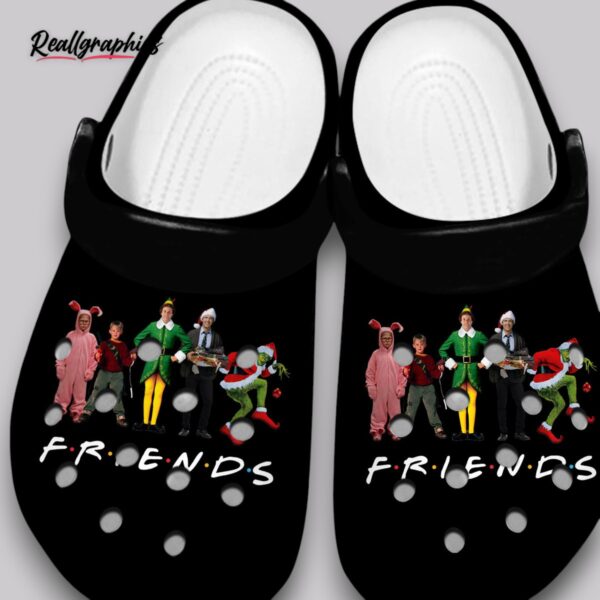 friends christmas crocs - non slip movie character clogs
