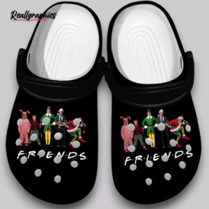 friends christmas crocs - non slip movie character clogs