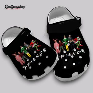 friends christmas crocs - non slip movie character clogs