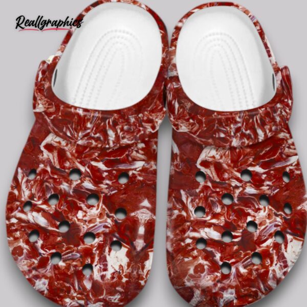 funny pig slippers - novelty meat print house shoes