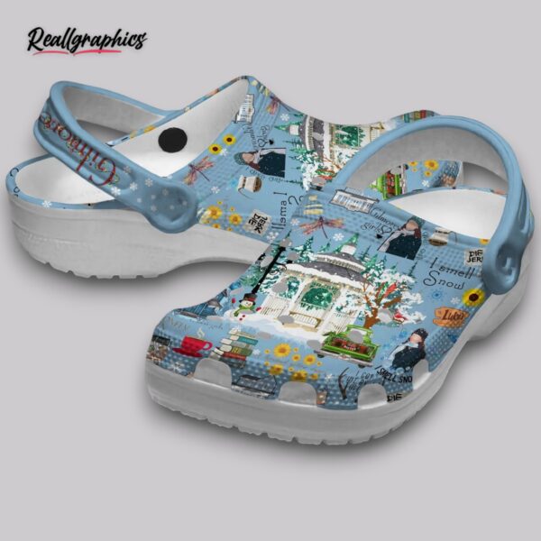 gilmore girls christmas crocs - holiday printed clogs