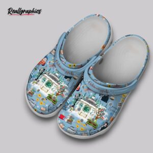 gilmore girls christmas crocs - holiday printed clogs