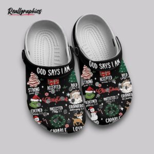 god says i am crocs - waterproof unisex classic clogs