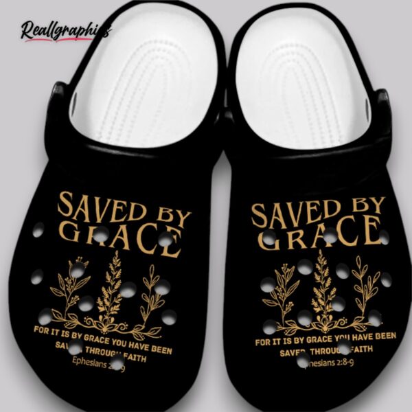 grace saved fluffy crocs - unisex classic shoes