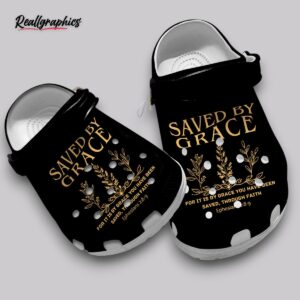 grace saved fluffy crocs - unisex classic shoes