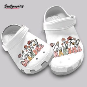 grandma print crocs - unisex classic clogs