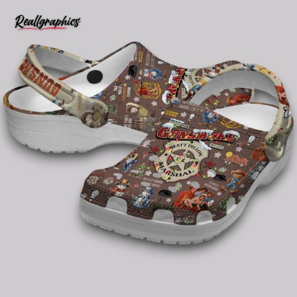 gunsmoke christmas clogs - western holiday shoes for kids & adults