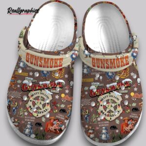 gunsmoke christmas clogs - western holiday shoes for kids & adults
