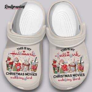 hallmark christmas movie watching crocs - waterproof unisex clogs