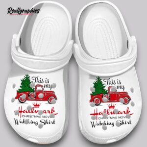 hallmark christmas movies crocs - funny holiday unisex shoes