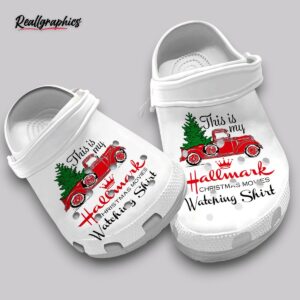 hallmark christmas movies crocs - funny holiday unisex shoes