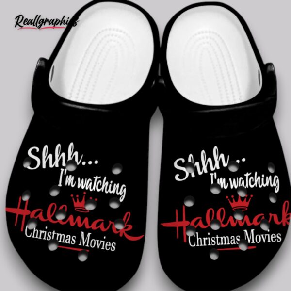 hallmark christmas movies crocs - funny unisex clogs