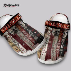 halloween clogs spooky design shoes for women & men