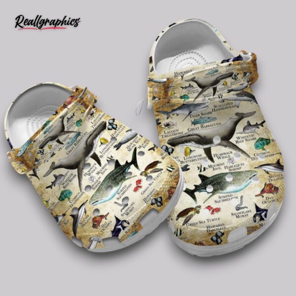 hawaiian print clogs - tropical animal design shoes