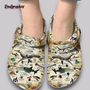 hawaiian print clogs - tropical animal design shoes