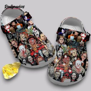 horror movie clogs for women - scary film fan shoes