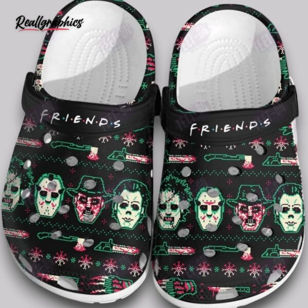horror movie clogs - friends christmas characters for kids & adults