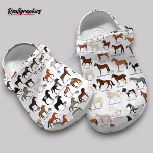 horse print clogs - comfortable shoes for horse lovers