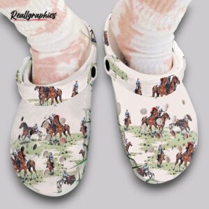 horse print slippers - vintage style novelty shoes