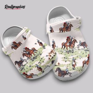 horse print slippers - vintage style novelty shoes