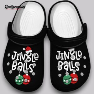 jingle bells crocs - christmas holiday clogs - unisex classic shoes
