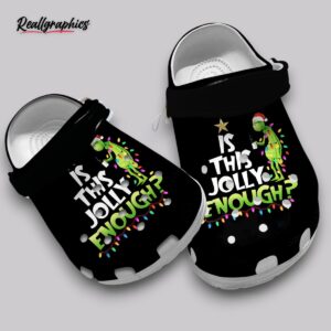 jolly christmas crocs - unisex water resistant clogs