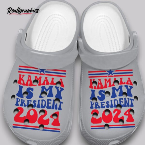 kamala 2024 crocs - comfortable political statement unisex shoes