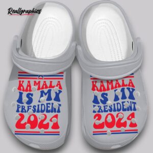 kamala 2024 crocs - comfortable political statement unisex shoes