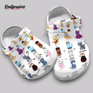 karma cat crocs - unisex water resistant clogs