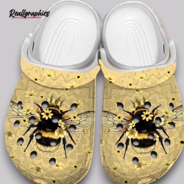 king bee print clogs - comfortable & stylish slip ons