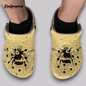 king bee print clogs - comfortable & stylish slip ons