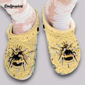 king bee print clogs - comfortable & stylish slip ons