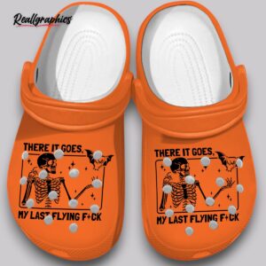 last flying fck crocs - funny non slip unisex shoes