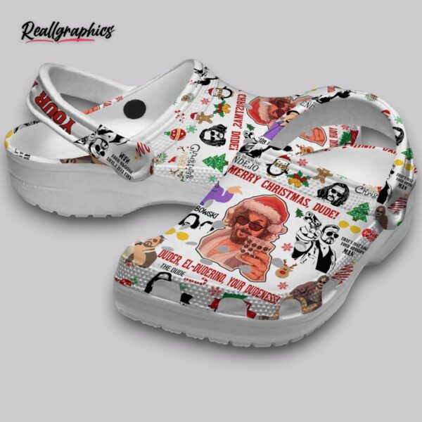 lebowski christmas clogs - custom name holiday shoes