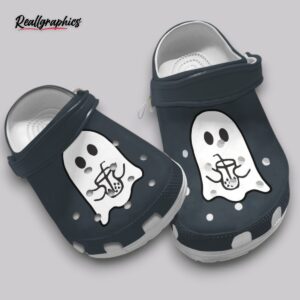 little ghost iced coffee crocs - unisex non slip clogs