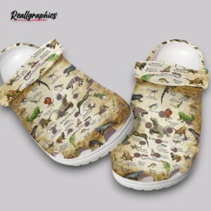 lizard print clogs - fun reptile shoes for women & men