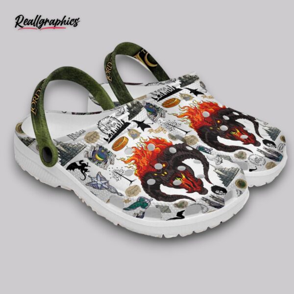 lotr fire monster clogs - kids & adults - lord of the rings shoes