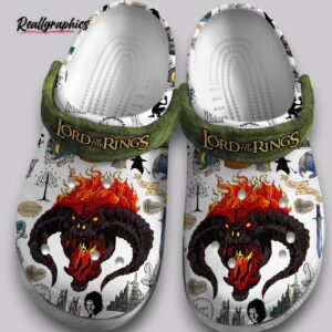 lotr fire monster clogs - kids & adults - lord of the rings shoes