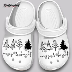 merry & bright crocs waterproof unisex classic clogs